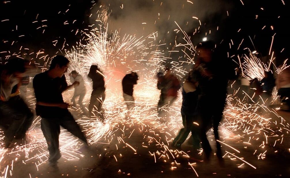 En las fiestas decembrinas incrementan los accidentes con pirotecnia. Foto: Archivo EL UNIVERSAL