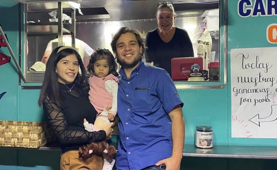 Además de los apoyos económicos, participación en eventos y rifas, recibieron ayuda de personas desconocidas que les brindaron hospedaje y emprendedores que donaron ganancias en favor de la niña. Crédito: Cortesía de la familia.