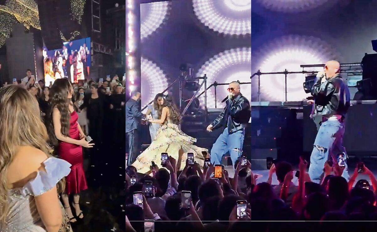 En la fiesta participaron Galilea Montijo, Belinda,  J Balvin, Gabito Ballesteros y el grupo Matute, además de varios influencers. Fotos: Tomadas de video