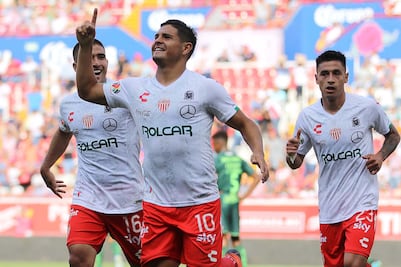 Necaxa derrotó y le quitó el invicto a Santos Laguna 