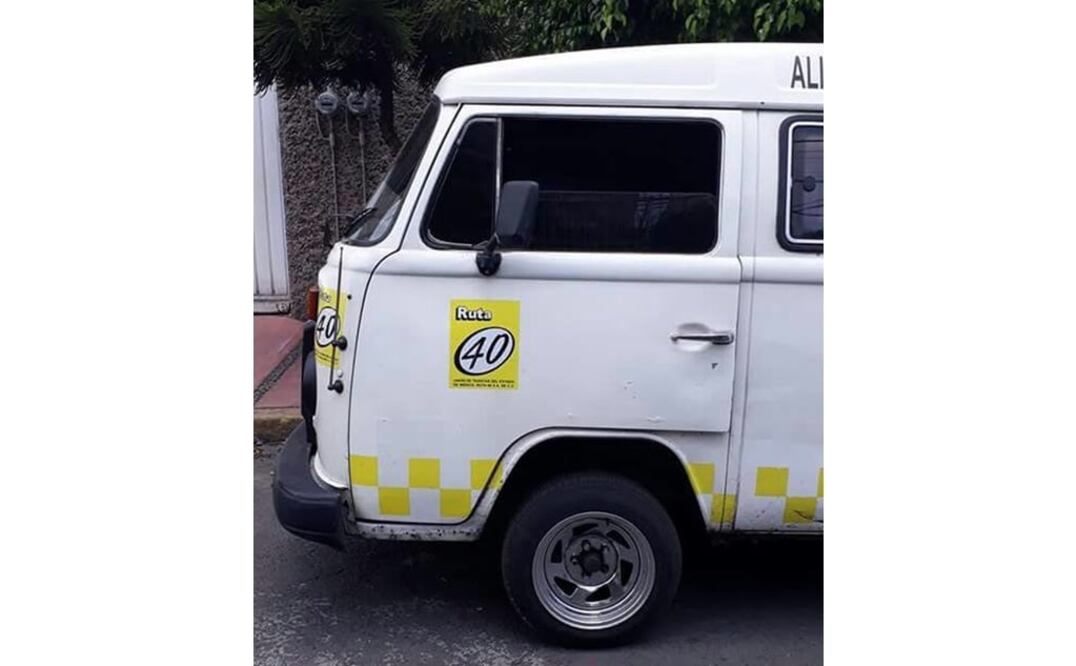 Combi donde fue encontrada la menor en la colonia Benito Juárez. (Foto: Especial)