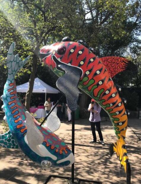 Alebrijes de especies en extinción toman la ciudad