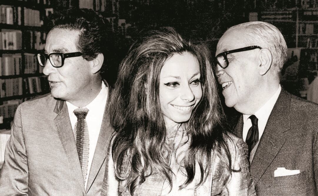 Octavio Paz, Marie-Jo y Arnaldo Orfila Reyna. Foto: Archivo