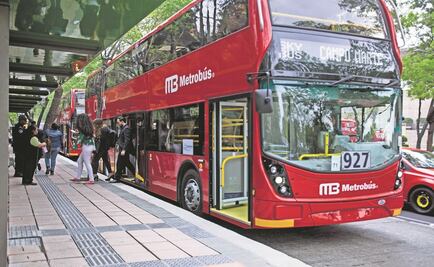 Se modifica la marcha del Metrobús por manifestaciones