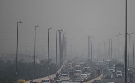 Contaminación "ahoga" a Nueva Delhi 