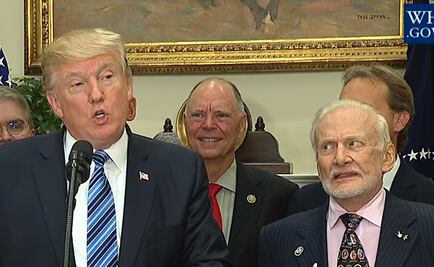 Así reaccionó el astronauta Buzz Aldrin al discurso de Trump sobre el espacio