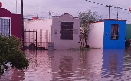 Reportan inundaciones por tormenta tropical número 8 en Matamoros