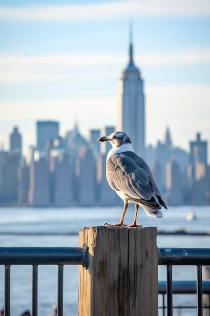 El comportamiento de descanso de las gaviotas varía también según la especie y el hábitat. Fuente: Freepik.