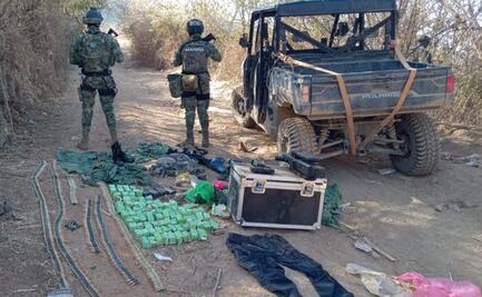 Decomisan 212 artefactos explosivos en recorridos aéreos y terrestres en Sinaloa; hallan más de 14 mil cartuchos útiles