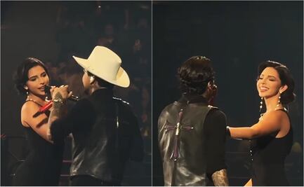 Tras librar demanda en Colombia, Nodal ofrece concierto en Bogotá; lo acompañó Ángela Aguilar  