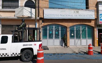 Migrantes rompen puertas para escapar de instalaciones del INM en Pachuca  