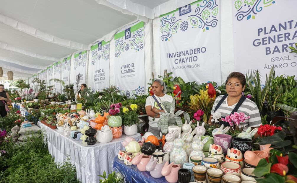 Inauguración de la edición 167 de la Feria de las Flores en el Parque la Bombilla en la alcaldía Álvaro Obregón. Foto: Gabriel Pano / EL UNIVERSAL
