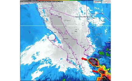 Huracán "Rosa" provoca tormentas en Sinaloa