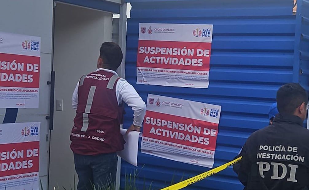 Construcción de inmobiliaria es suspendido (10/07/2025). Foto: Especial