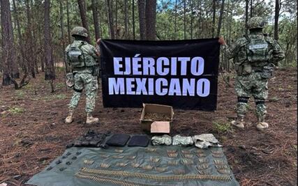 Aseguran más de once mil kilos de marihuana y armas de fuego en Sinaloa; hay dos detenidos