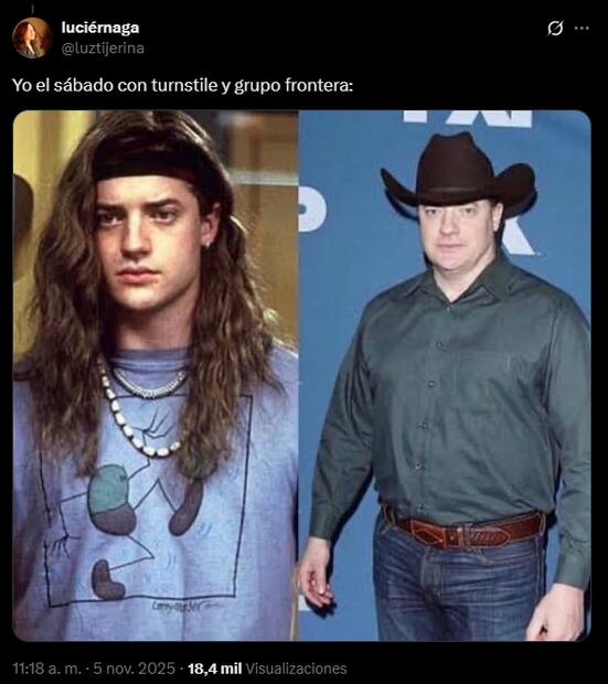 Los mejores memes que dejó el cartel del Tecate Pa'l Norte 2026. Foto: Redes Sociales