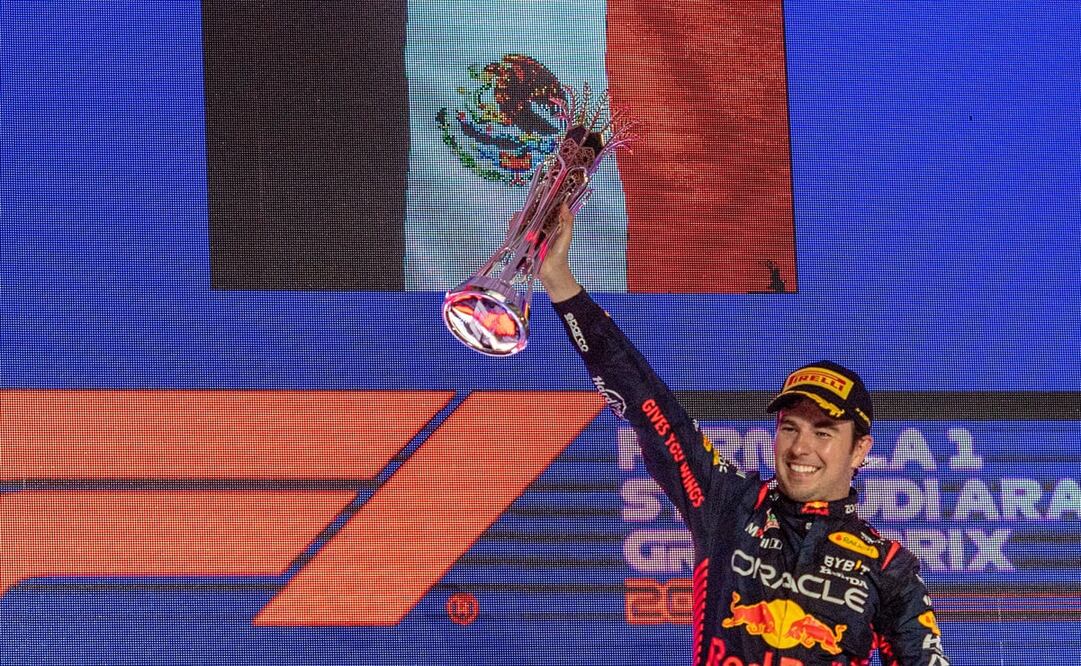 CHECO PÉREZ GANÓ EL GP DE ARABIA SAUDITA 2023 - FOTO: EFE