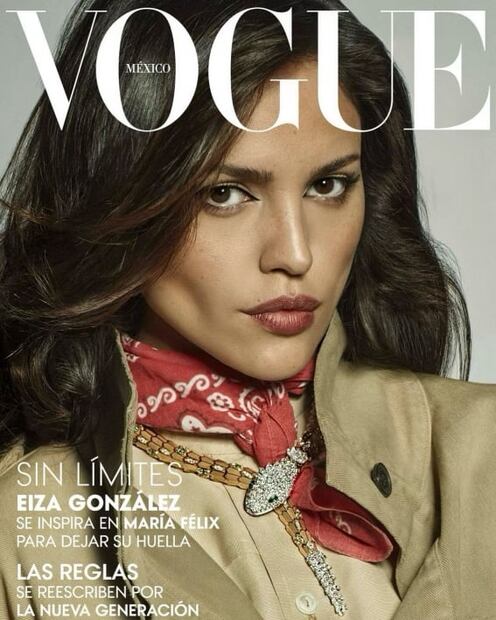 Eiza González posa para portada de Vogue al estilo de María Félix 