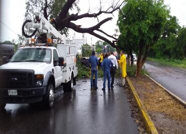 Por fuertes lluvias, suspenden clases en Rosario, Sinaloa