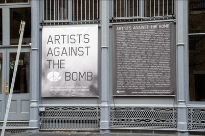 "Artist Against the Bomb", el esfuerzo global de un artista mexicano, en pro de la abolición nuclear