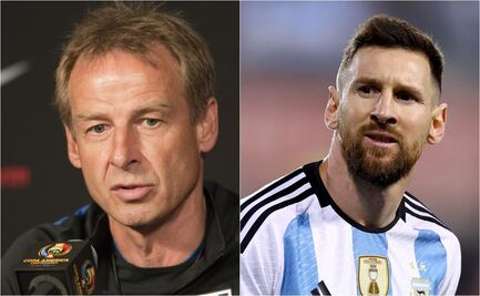 Jürgen Klinsmann: "Messi debería llevarse la Copa del Mundo a su casa"