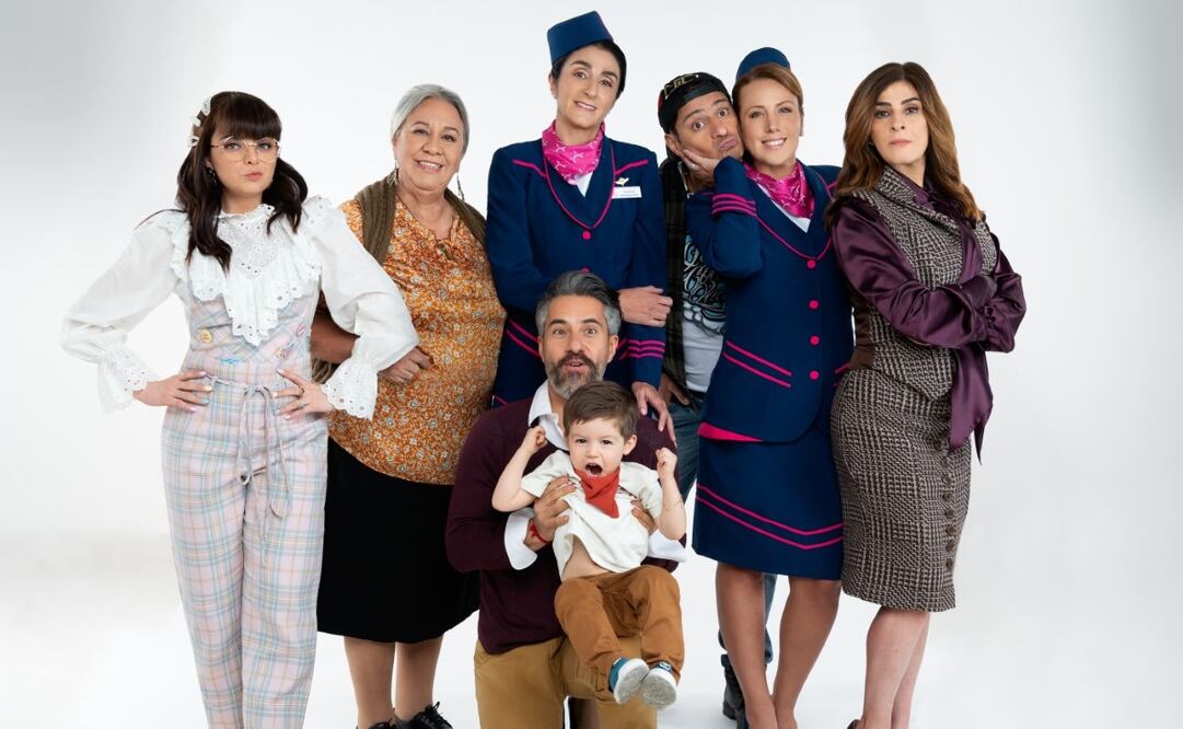Elenco de "Lorenza, Bebé abordo". Foto: Cortesía