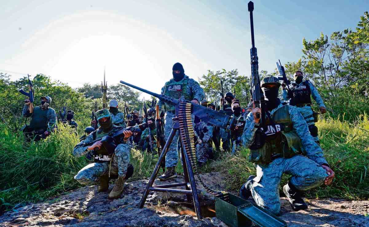 La medida sigue a la adoptada en 2025 por el gobierno del presidente Donald Trump en Estados Unidos, que designó organización terrorista al CJNG junto con otros cinco cárteles mexicanos. Foto: Cuartoscuro