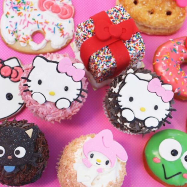 Crean la rosca de reyes Hello Kitty para las más tiernas