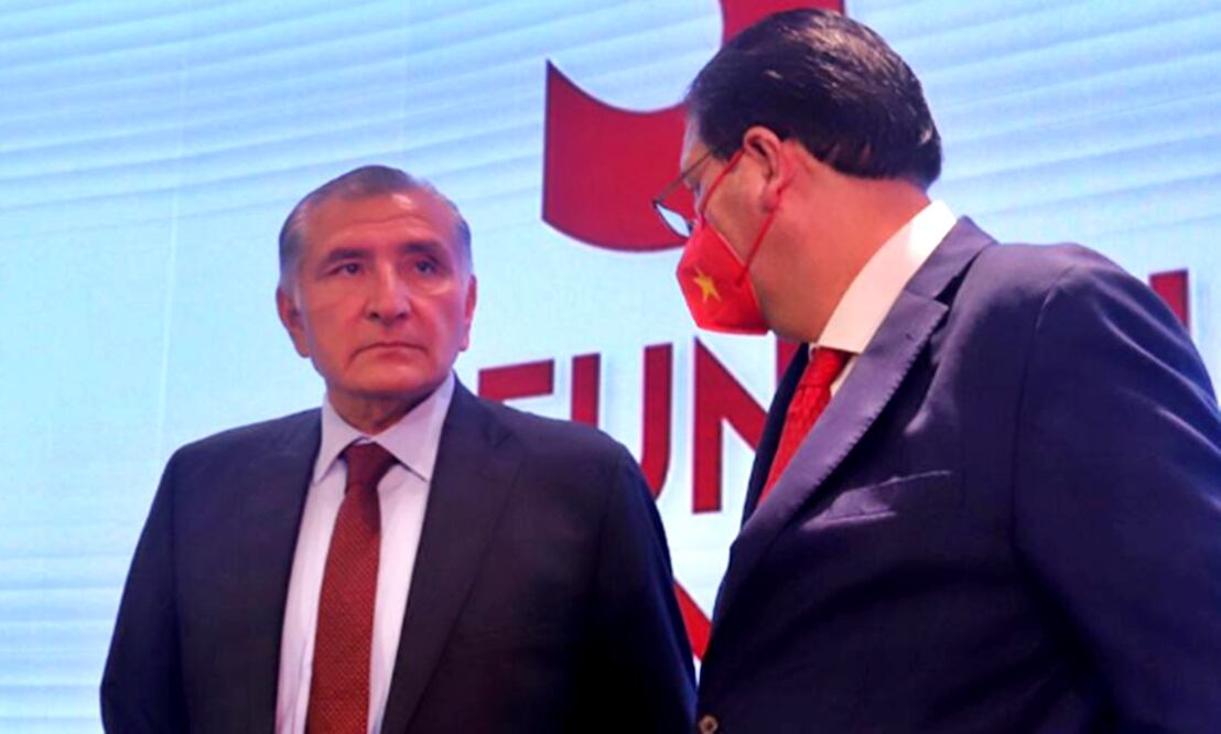 Adán Augusto López sostuvo que el proyecto de la ministra Norma Piña, es perjudicial para el país. Foto: Berenice Fregoso