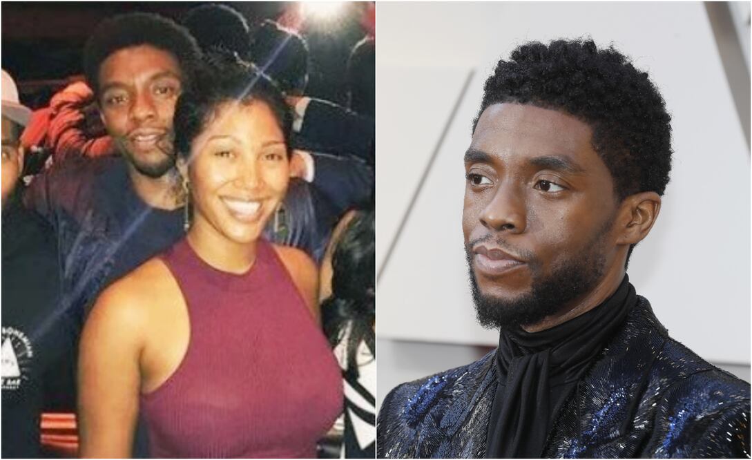 Chadwick Boseman & Taylor Simone Ledward Boseman, casados de 2019 a 2020.
Fotos: Instagram, vía @chadwickbbrasil & EFE / Etienne Laurent