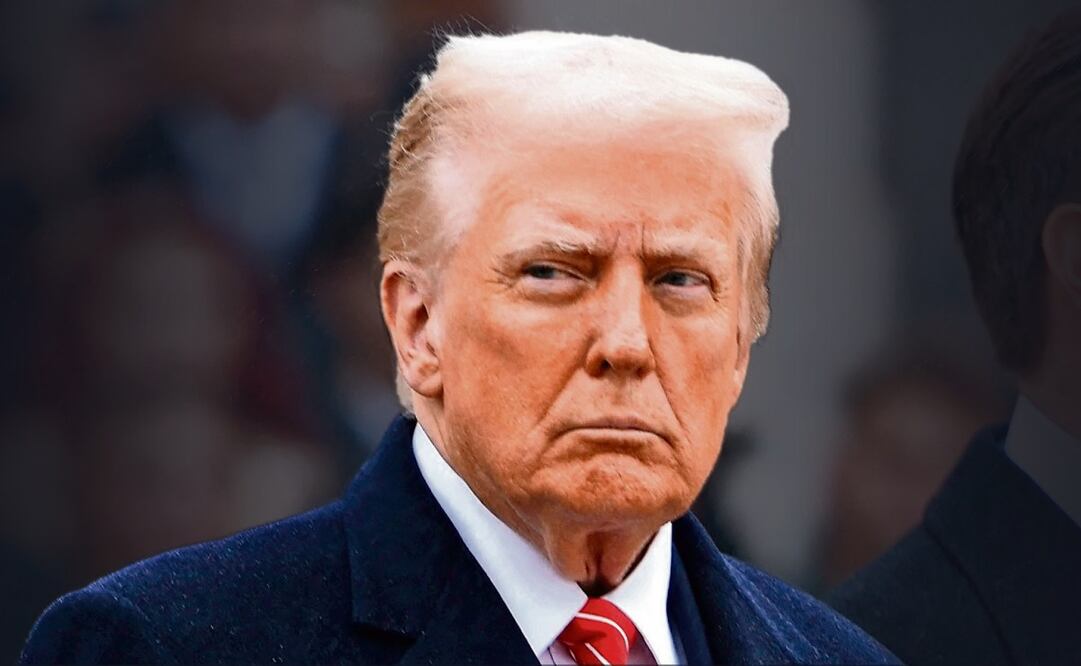 Donald Trump en una ceremonia de ofrenda floral en el Cementerio Nacional de Arlington el 19 de enero de 2025 en Arlington, Virginia. Foto: AFP