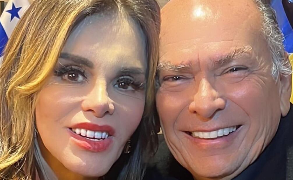Lucía Méndez y Antonio Pérez Garibay, papá de "Checo" Pérez. Foto: Instagram oficial de Antonio Pérez.