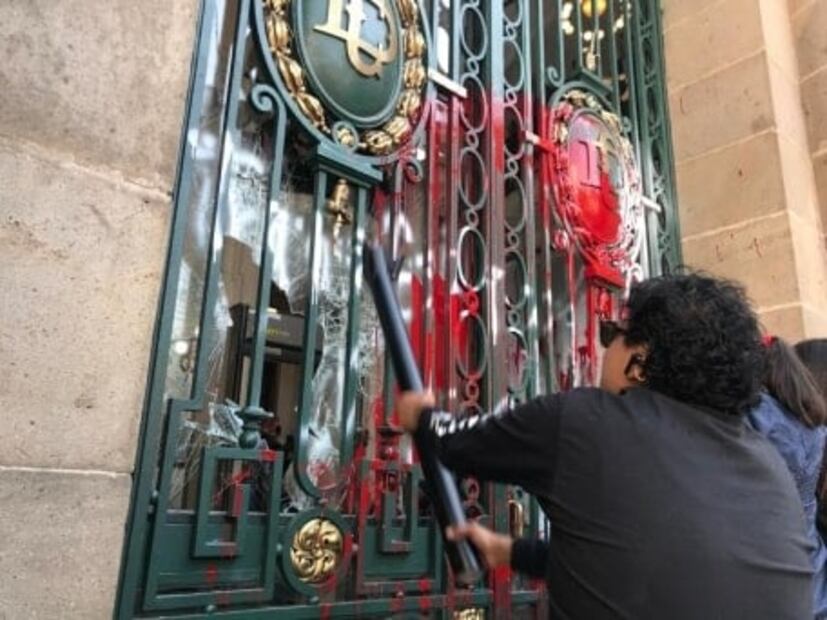 VIDEO: Gresca por iniciativa del PAN en Congreso CDMX deja ocho heridos