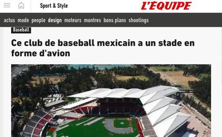 Diario francés confunde techo del Alfredo Harp con un avión