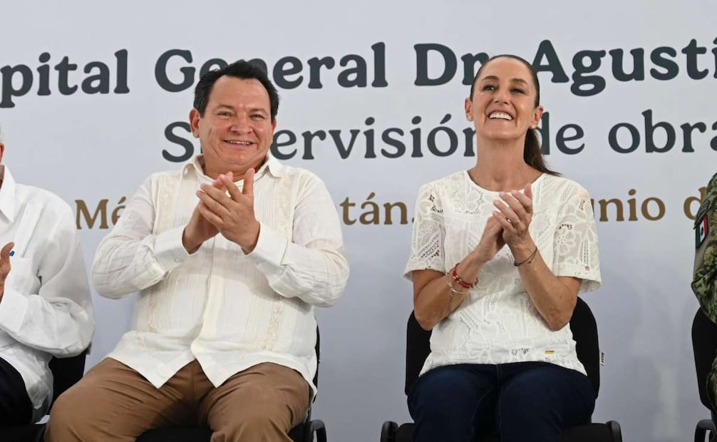 Claudia Sheinbaum en Mérida, Yucatán. Foto: Presidencia