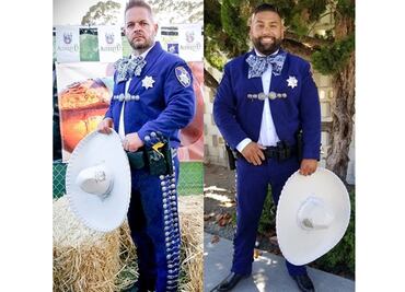 Policías de EU se visten con traje de charro para acercar a comunidad latina