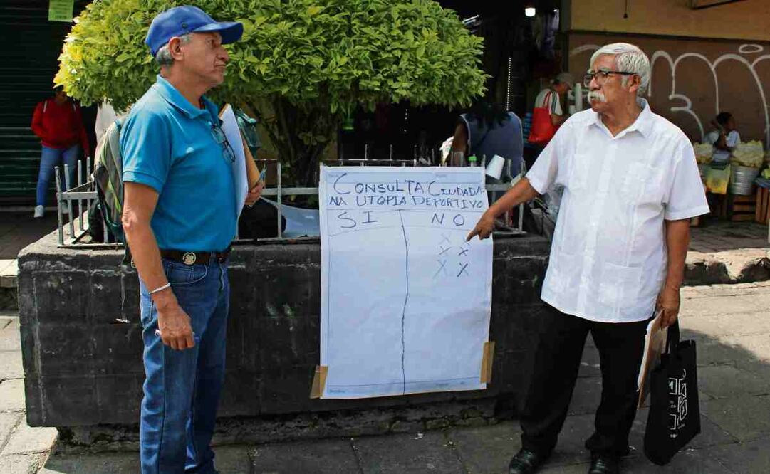 En la consulta pública ganó el no a la Utopía en el Deportivo Xochimilco, con 77%. Foto:  Archivo / EL UNIVERSAL