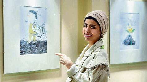 Baraa Alawoor, la ilustradora palestina que honra a los niños asesinados en Gaza