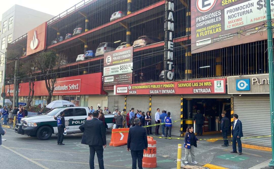 Muere hombre tras caer de un elevador desde un segundo piso en Cuauhtémoc (03/12/2024). Foto: Juan Carlos Williams / EL UNIVERSAL