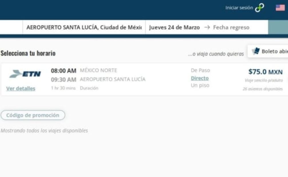 Costos de autobuses para llegar al Aeropuerto Felipe Ángeles desde CDMX