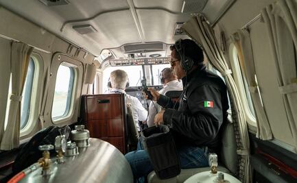 Realizan primer vuelo para bombardeo de nubes en Tamaulipas