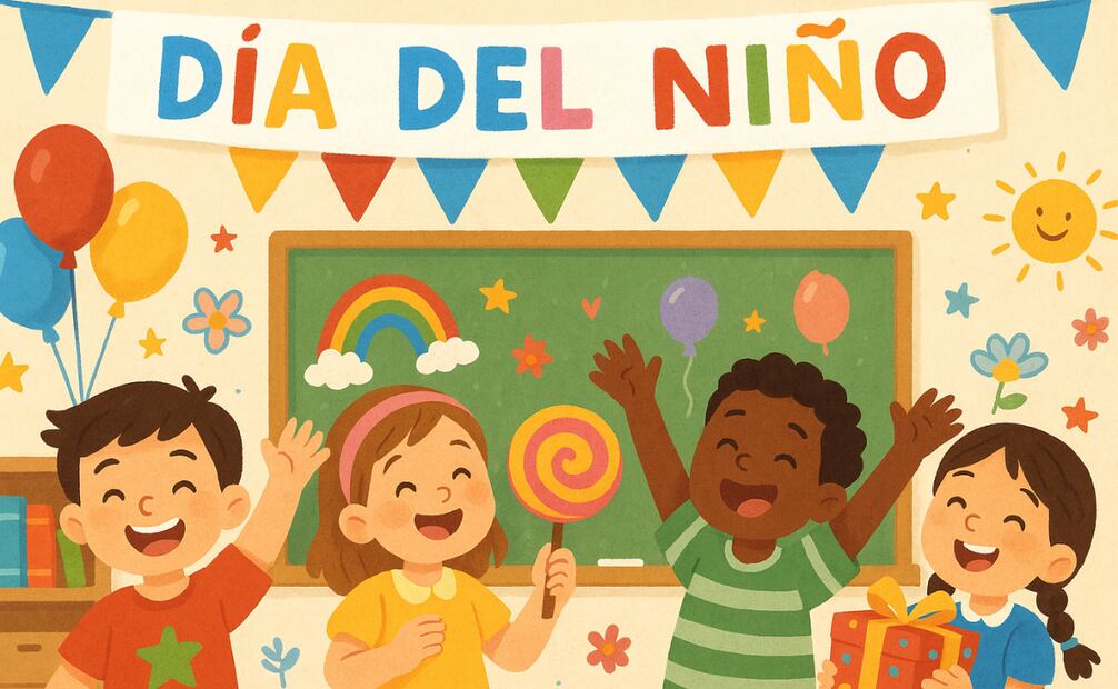 Día del Niño 2025. Foto: Creada con IA