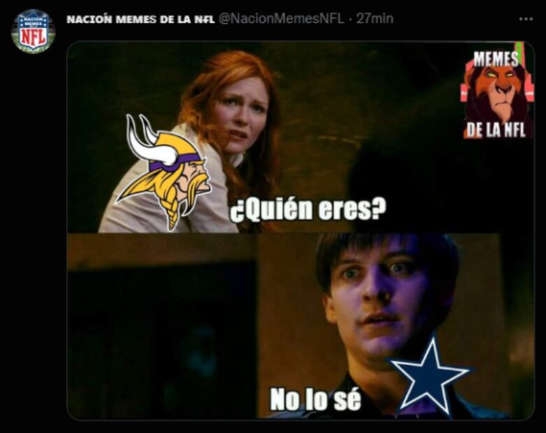 Los mejores memes de la paliza de Dallas sobre Vikings