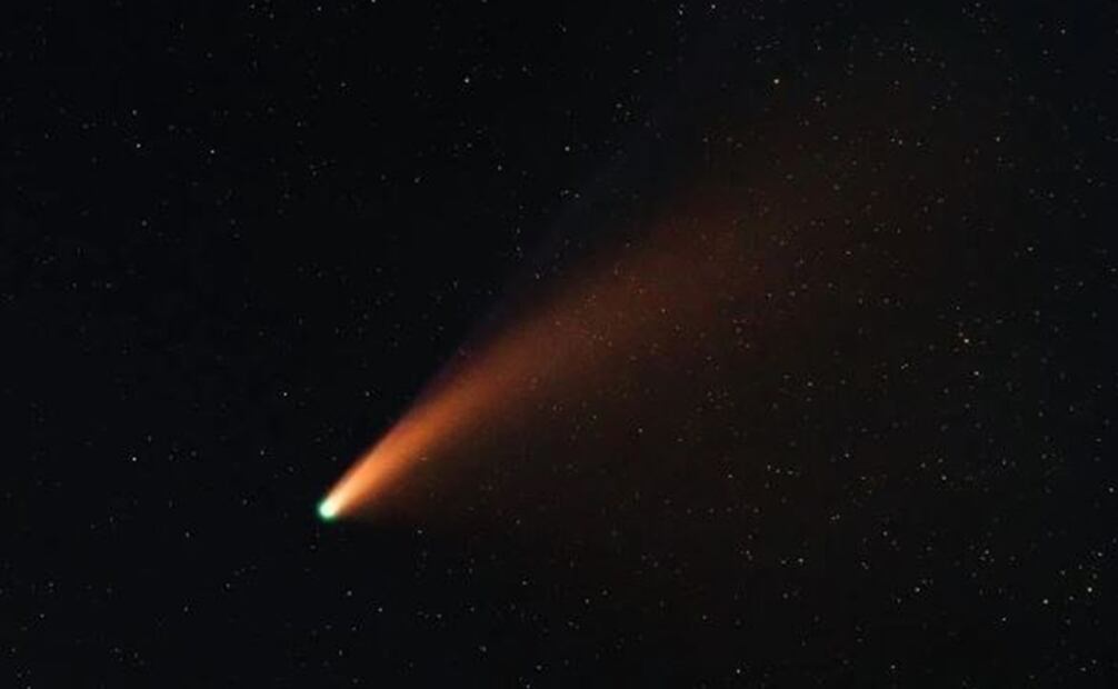 Cometa C/2023 A3 Tsuchinshan-ATLAS. Foto: Captura de pantalla