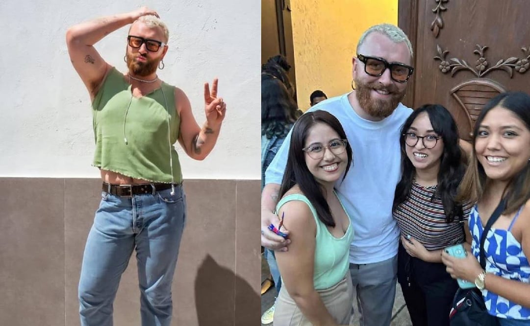 El cantante recorrió las calles de la ciudad y convivió con algunos de sus fans. Foto: Twitter