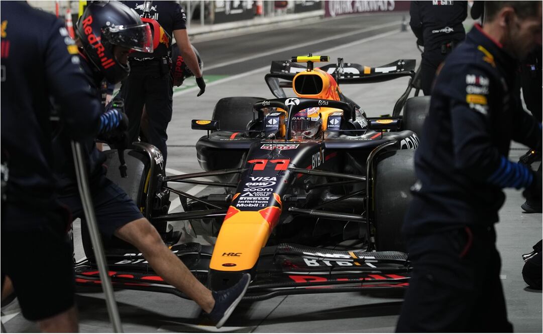 FOTO: Checo Pérez termina 13 en la última práctica del GP de Las Vegas - AP