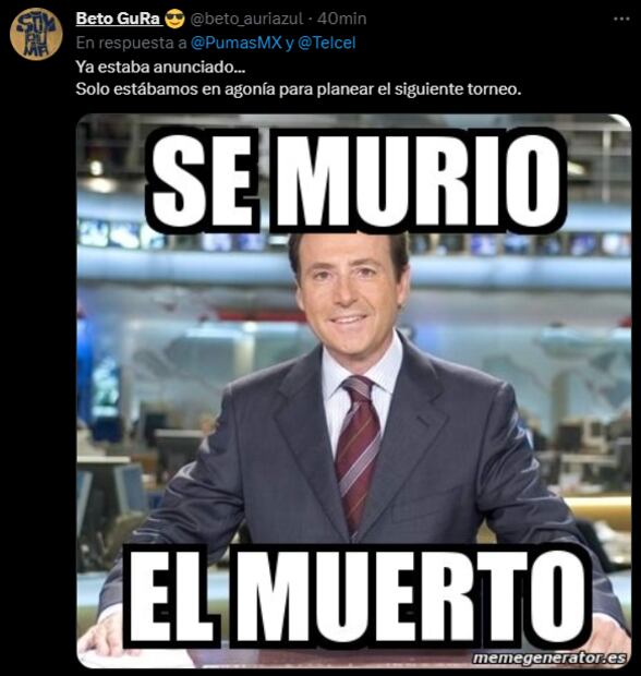 Los mejores memes de la derrota de Pumas