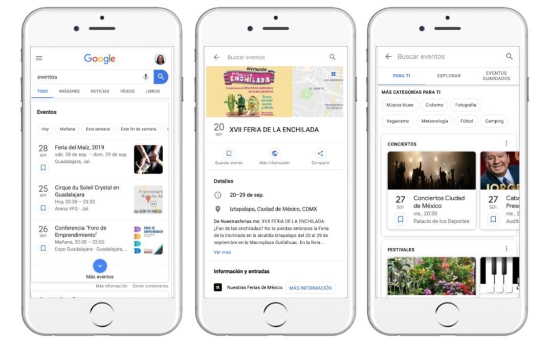 Para utilizar esta nueva herramienta, solamente es necesario ingresar al Buscador de Google y buscar “Eventos cerca de mí”