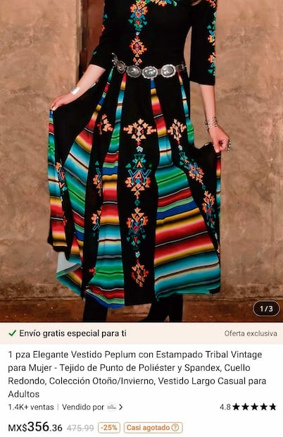 Empresas en línea, como Temu, que ofertan Nacimientos, decoraciones y textiles con diseños artesanales, inciden en apropiación indebida. (01/04/2025) Foto: Especial