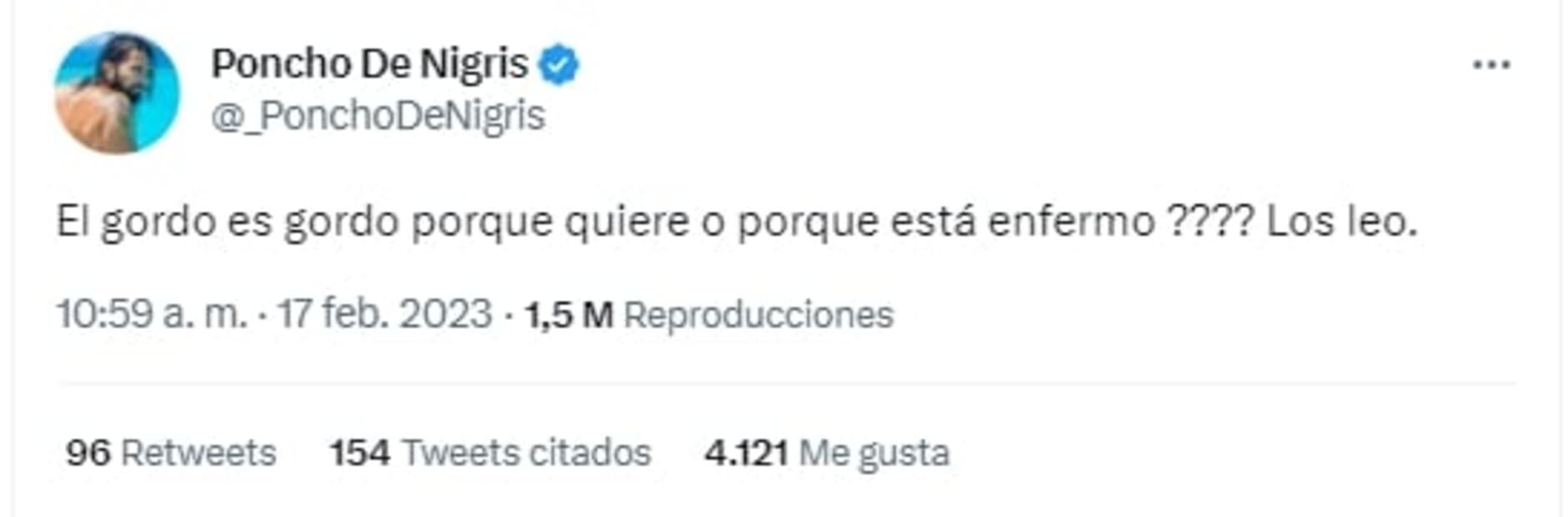 Poncho De Nigris se suma a polémica por "gordofobia" con ex esposo de Karla Panini 